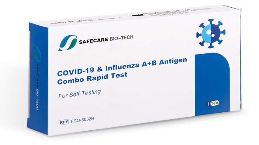 Safecare COVID-19 & Influenza A+B Antigen Kombi Schnell Selbsttest