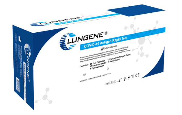 Clungene COVID-19 Antigen Schnelltest Kit - Packung mit 25