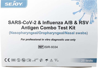 Sejoy SARS-CoV-2 Influenza A+B RSV Antigen 4 in 1 Kombitest